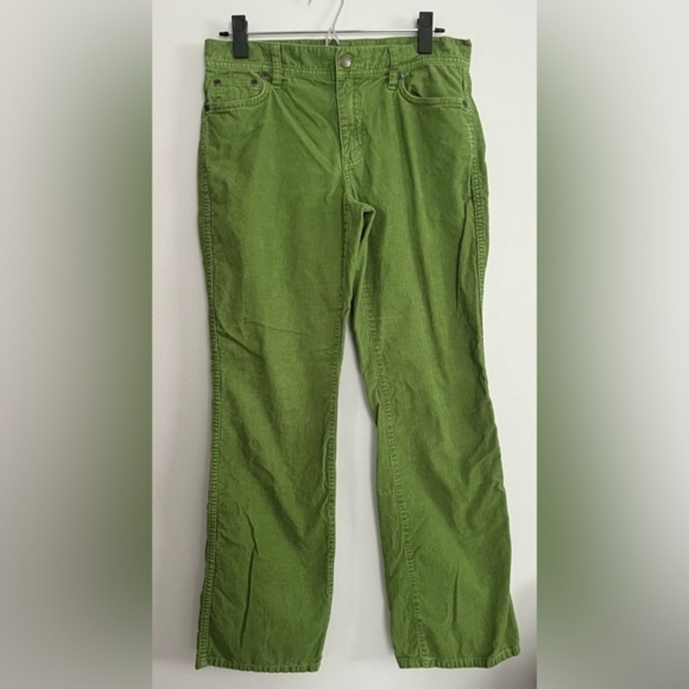 J. Crew Green Boot Cut Pants